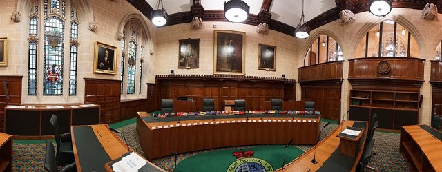 The setting of the Judicial Committee of the Privy council