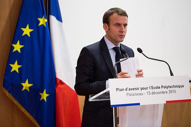 Emmanuel Macron and  EU unhappy with US actions Photo by  Jeremy Barande