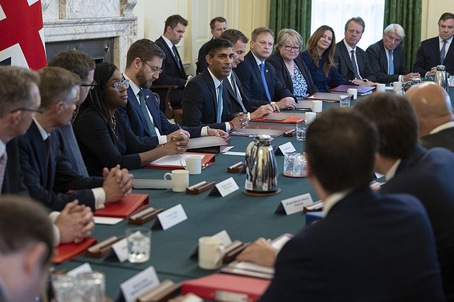 Class warriors, Prime Minister, Rishi Sunak’s first cabinet meeting. Photo by UK Prime Minister
